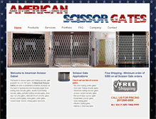 Tablet Screenshot of americanscissorgates.com